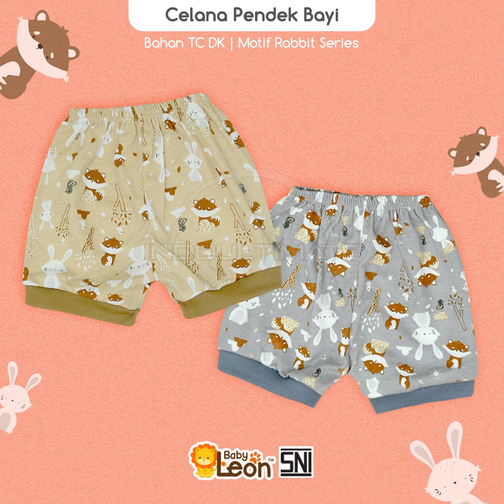 Celana Pendek Bayi BABY LEON (0-3 Bulan) Celana Diaper Bayi Baru Lahir Celana Anak Bayi  DS-117