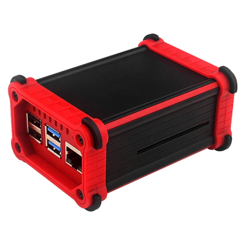 Btsg Casing Aluminium Dengan Thermal Pad Metal Shell Enclosure Untuk Raspberry Pi 4B