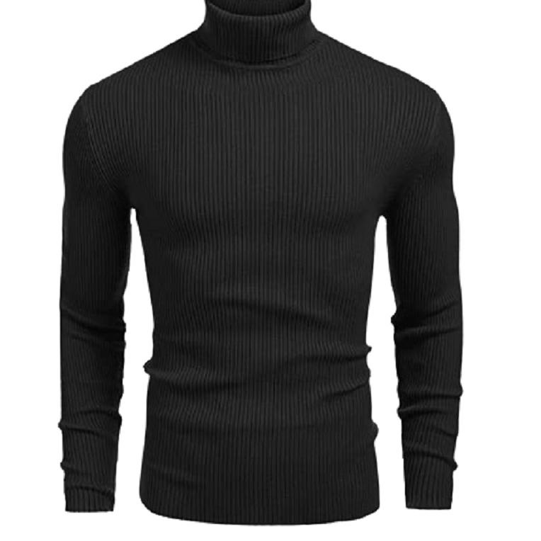 STOK TERBARU KAOS KERAH TINGGI TURTLENECK PRIA DEWASA LENGAN PANJANG / KAOS PRIA LENGAN PANJANG / BA