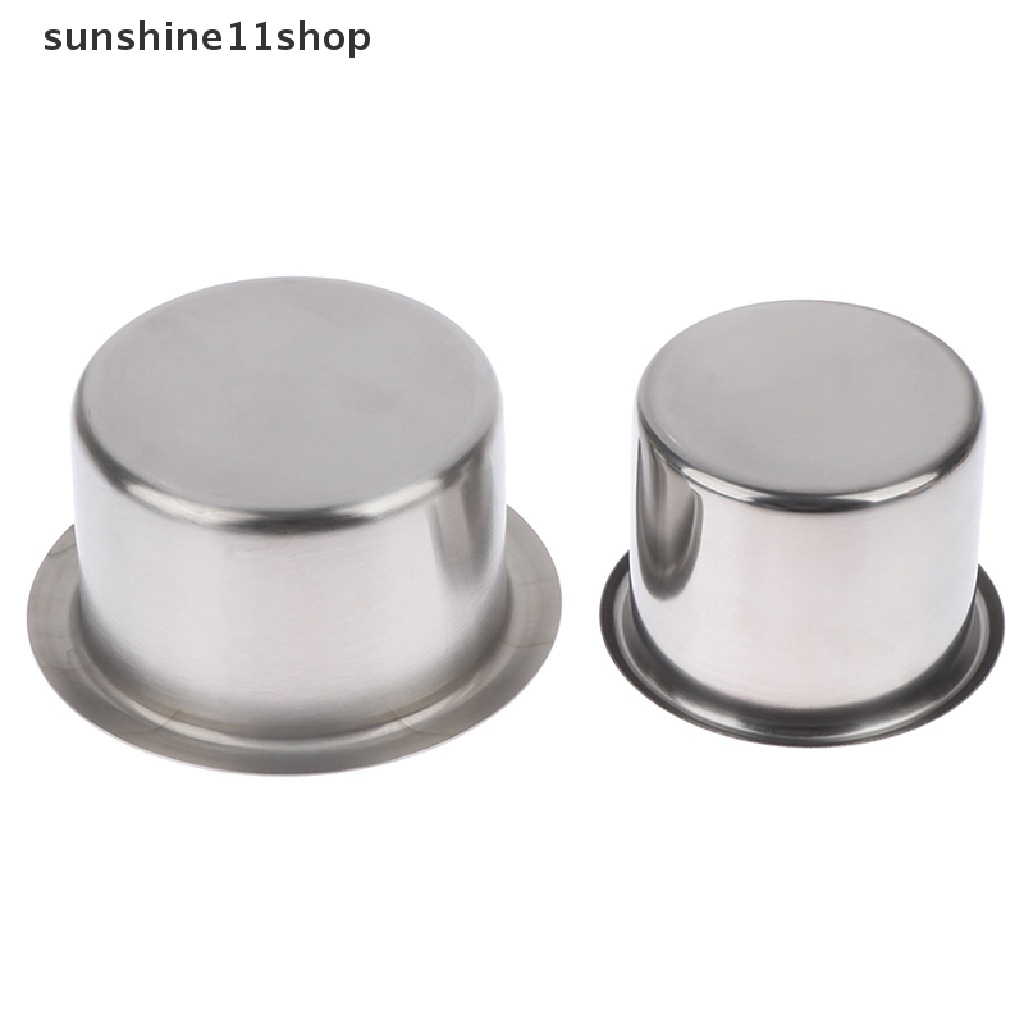 Sho Car Cup Holder Drink Cup Holder Recessed Stainless Steel Tempat Gelas Minuman Kaleng N