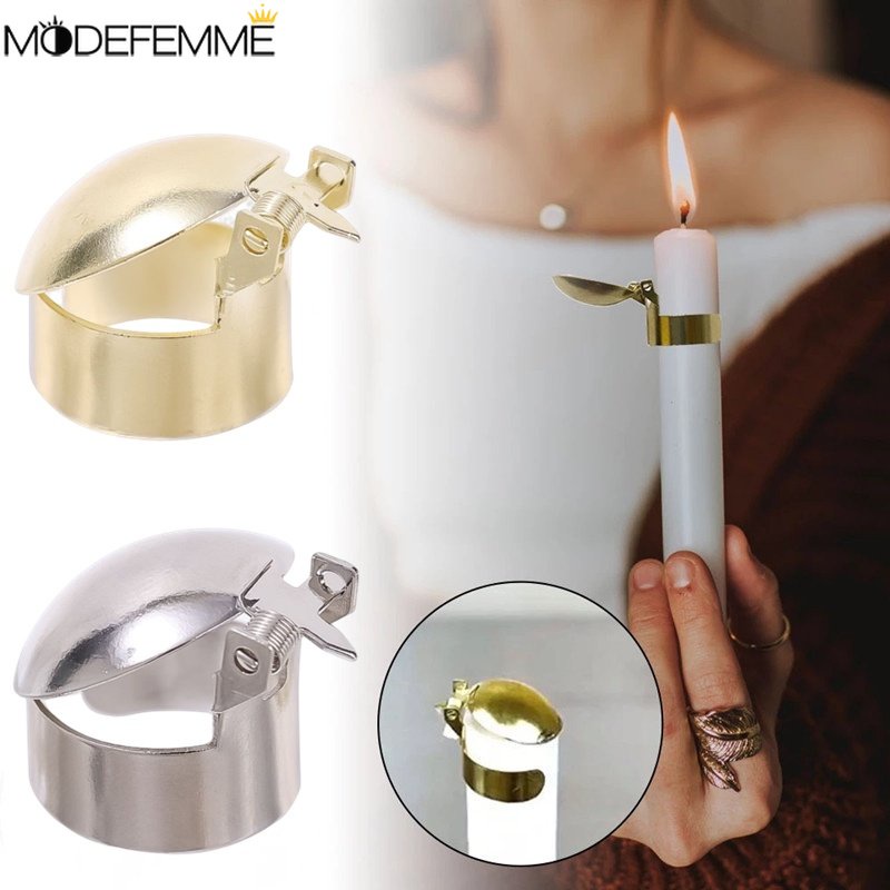 Adjustable Blaze Extinct Metal Cap Candle Lilin Penutup Padam Sendiri Api Memadamkan Topi Klip Kreatif Pesta Keluarga Hotel Gadget