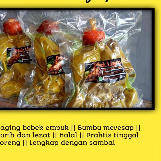 

➦ BEBEK UNGKEP EMPUK 1EKOR SUDAH DENGAN SAMBAL ♬