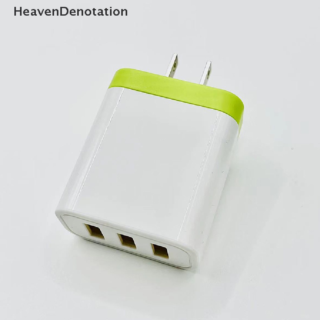 [HeavenDenotation] 1pcnew 3muka USB charger Ponsel Warna Sambungan Gaya universal HDV