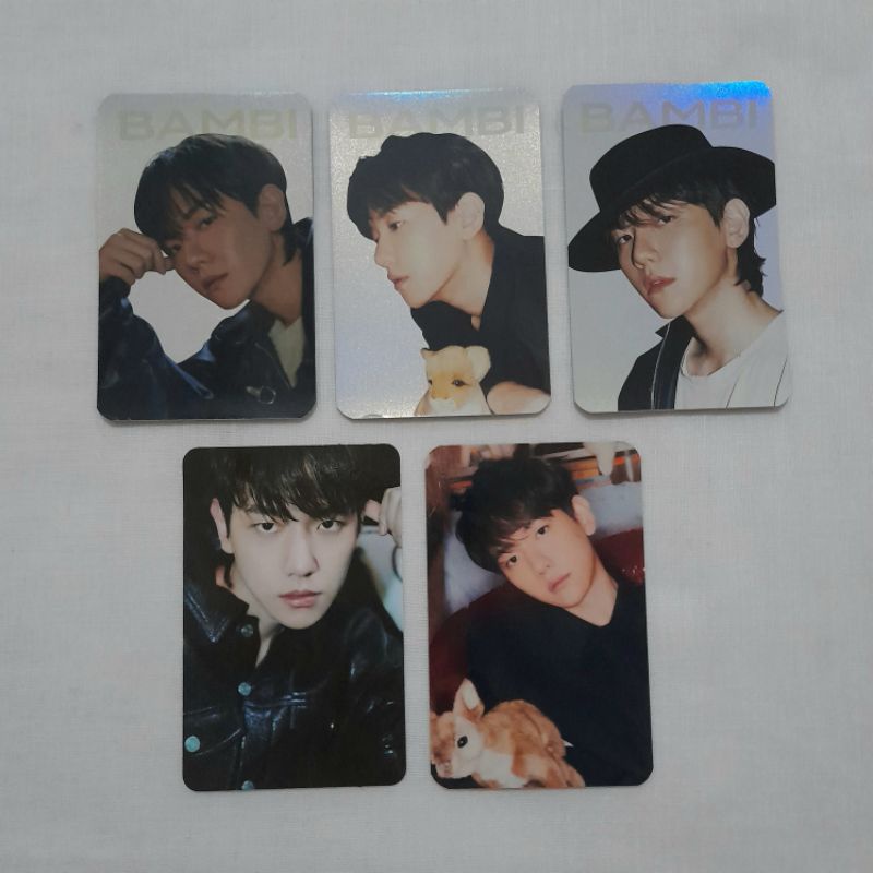 [READY STOCK] PART 12- Official Photocard PC Baekhyun EXO Bambi Hologram Holo Standee Photoholder Ho