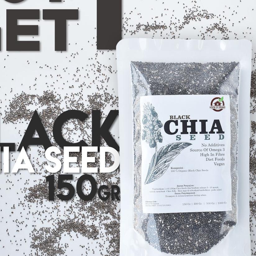 

❈ Buy 1 Get 1 Free Organic Black Chia Seed (150 gr) ➻
