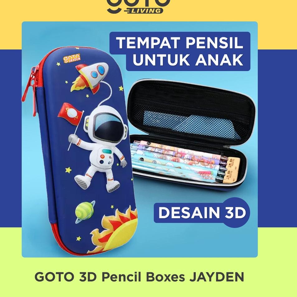

Kualitas Terbaik Goto Jayden Kotak Pensil Anak Tempat Alat Tulis 3D Karakter Timbul