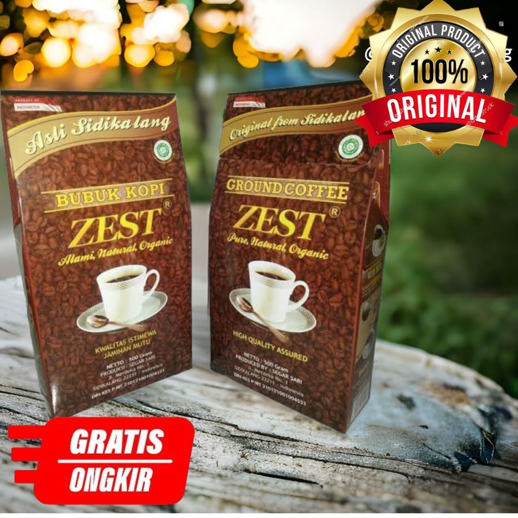 

Kopi Zest Kopi Robusta Bubuk Asli Sidikalang (500 gr)