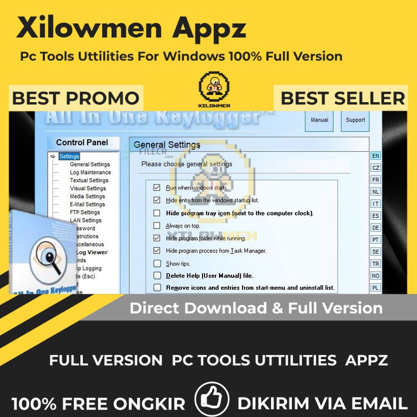 [Full Version] Relytec All In One Keylogger Pro PC Tools Software Utilities Lifetime Win OS