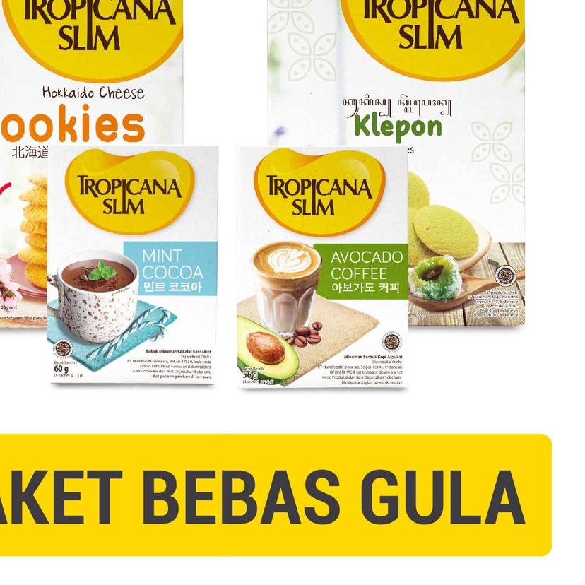 

✸ Paket Snack dan Kopi Tropicana Slim - Snack Bebas Gula ➶