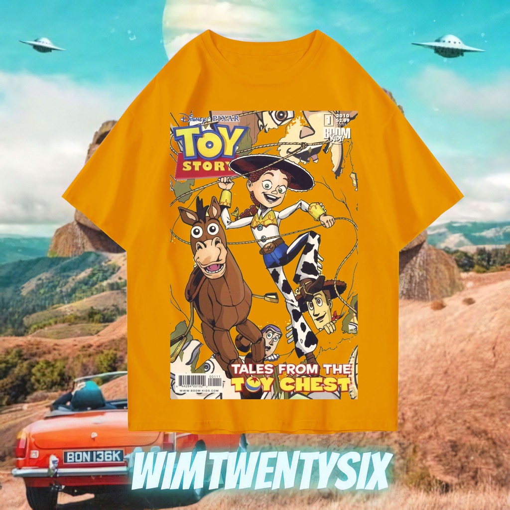 Wimtwentysix “kaos oversize toy story jessie and woody ride bullseye vintage tee” Oversized t-shirt