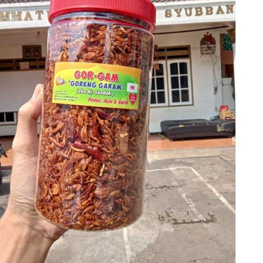 

☉ Gorgam Toples (1000ML) Goreng Garam Asli Buatan Betawi Tulen ☺