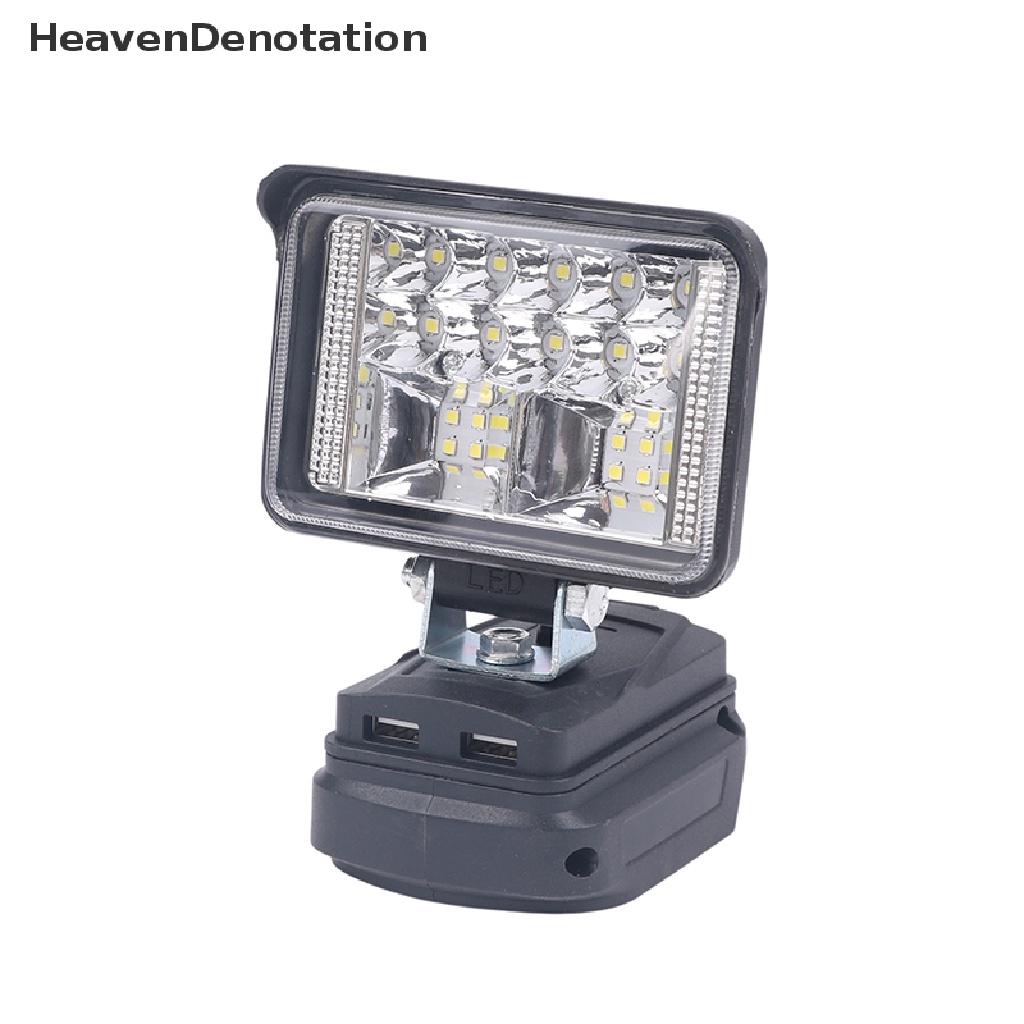 [HeavenDenotation] Senter LED 18V Outdoors Lampu Sorot Untuk Makita BL1430 BL1830 Lithium Bat HDV