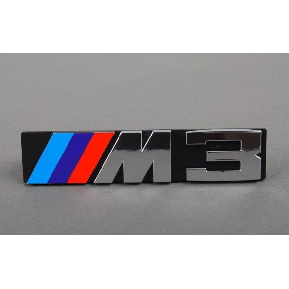 Emblem Logo M3 Grill Depan BMW Seri 3 F30 F10 Grille Mobil Eropa Jepit