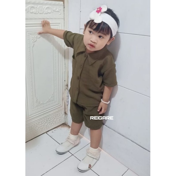 Kemeja Anak Terbaru Bahan Lembut Usia 1-4 Tahun