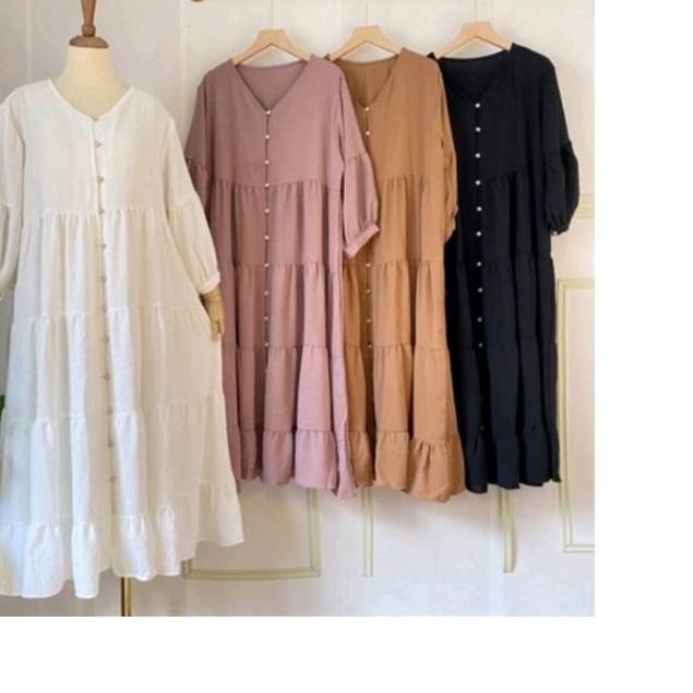 ➦ MIDI DRESS MUTIARA CRINCLE / MIDI DRESS CRINCLE AIRFLOW / MIDI DRESS R / MIDI DRESS CRINCLE TERLAR