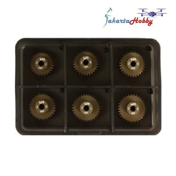 

Jual Yeah Racing Pinion Gear Super Hard Combo set 48P 27T-32T 6pcs Limited