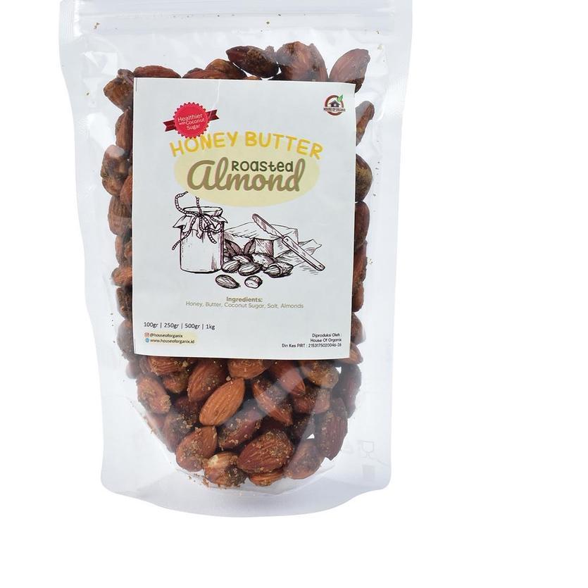 

☇ Honey Butter Roasted Almond ( Panggang ) 250 Gr ⅍