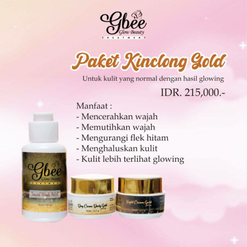 PAKET SKINCARE GBEE GLOW BEAUTY