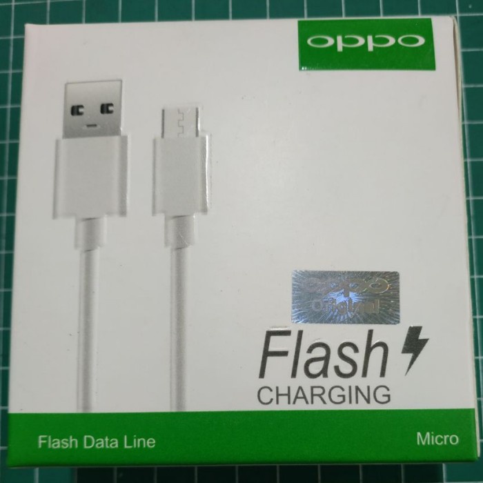 KABEL DATA OPPO MICRO USB 2A fast charge kwalitas ORIGINAL 100%