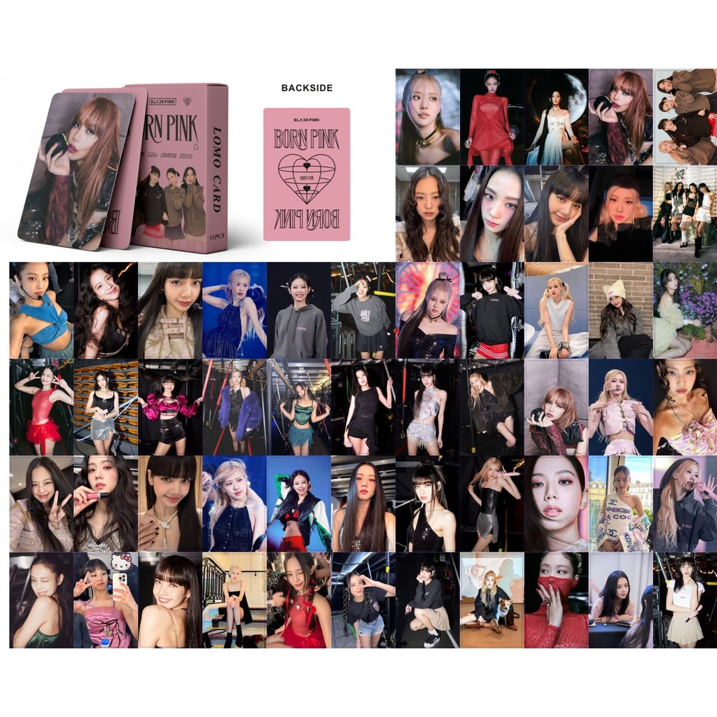 55pcs/box BP photocards Ready For Love Welcoming Colleelion  photo card lomo card photocard READY STOCK