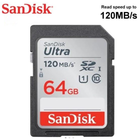 Memory SanDisk SDXC 64GB UHS-1 120MBPS