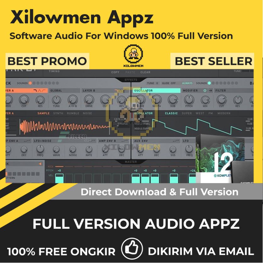 [Full Version] Native Instruments KOMPLETE FX Bundle 20 Pro Lifetime Audio Software WIN OS