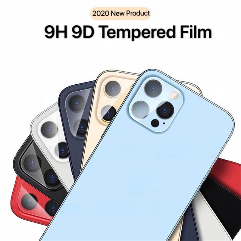 Lensa Kamera Belakang Tempered Glass Film Untuk iPhone 12 Pro Max Mini Color Lens Pelindung Layar Untuk Iphone12 12pro 12promax 12Mini