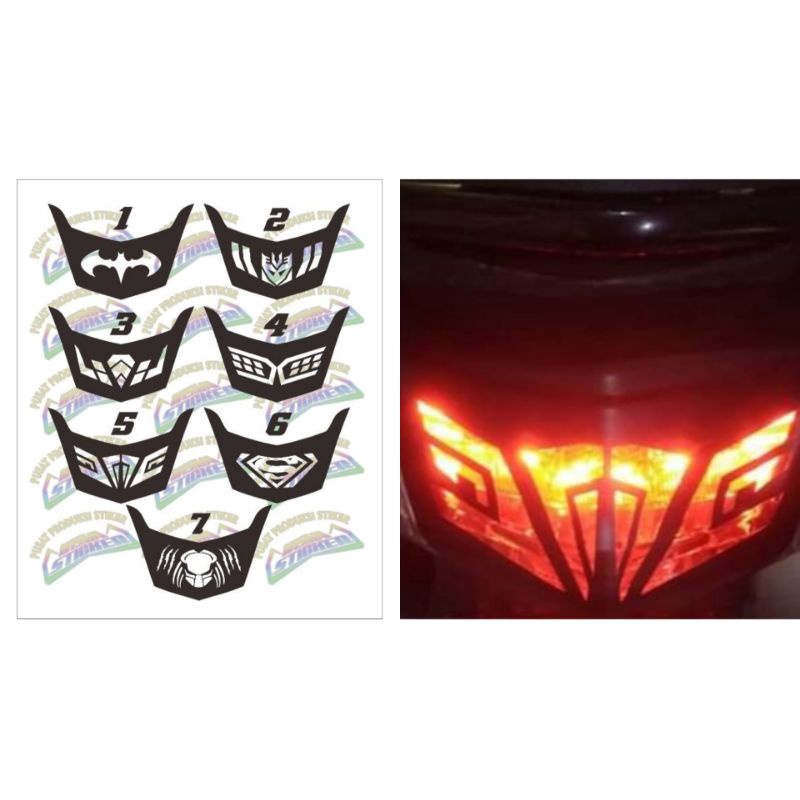 Stiker Stoplamp Nmax / Stiker Stop'an Nmax / Stiker Stoplamp Nmax Old / Stiker Stoplamp Terlaris