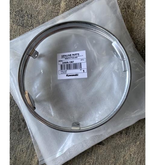 Serba Unik ring lampu depan ninja rr r ss original import kawasaki chrome bisa pake daymaker rim nin