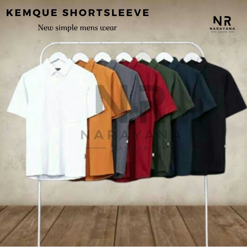 Kameja Oversize Pique Pria Polos Atasan Lengan Pendek Short Sleeve Lacoste Hitam Putih Bahan CVC Hex