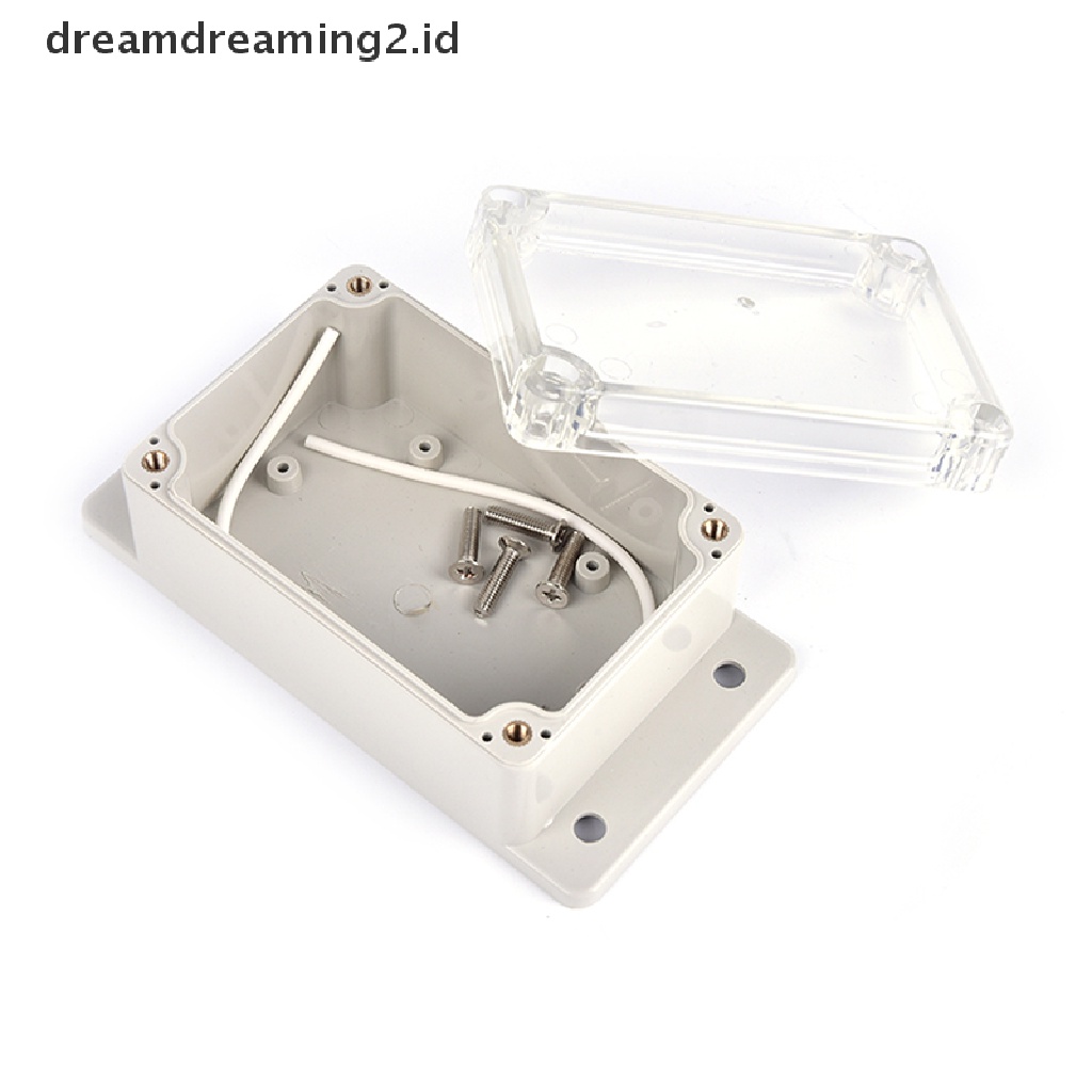 (dream) Kotak Penutup Proyek Elektronik Plastik Tahan Air 100 * 68 * 50mm enclosure case.