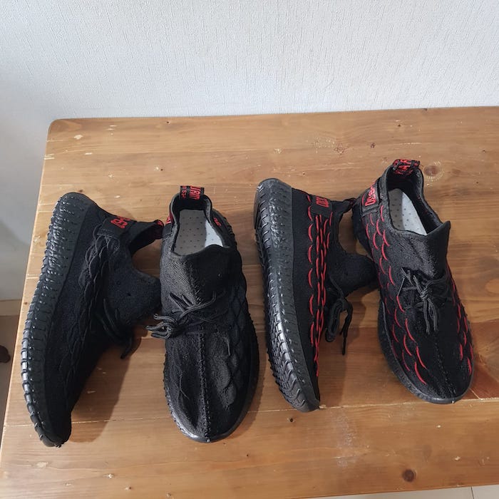 SALE 114744 Sepatu Pria Sneakers Import Termurah Sport Korean Style Trendy Men's Casual Woven Shoes Bertali Nyaman Dipakai