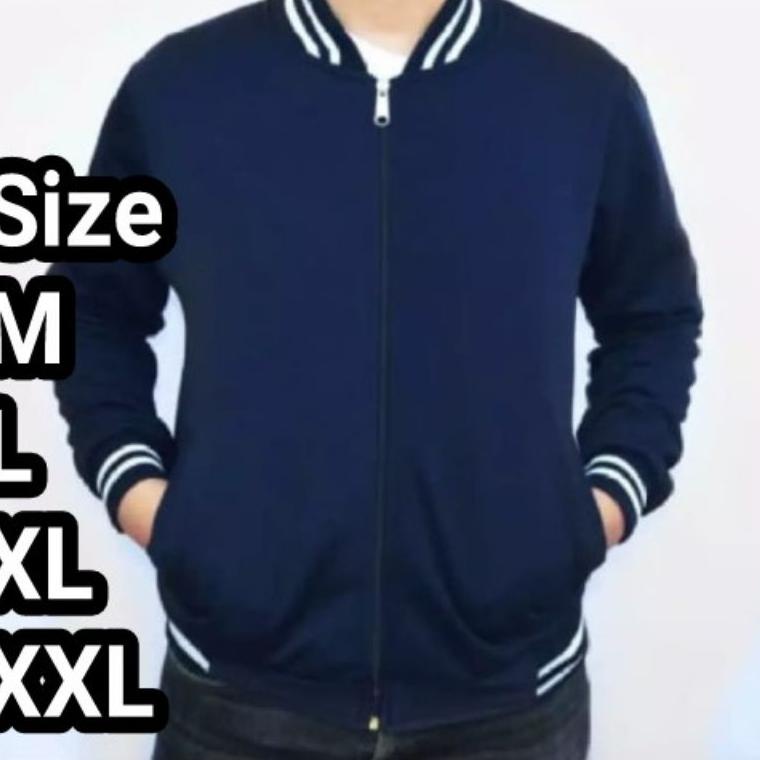 Rekomendasi jaket switer baseball pria wanita size M.L.XL.XXL