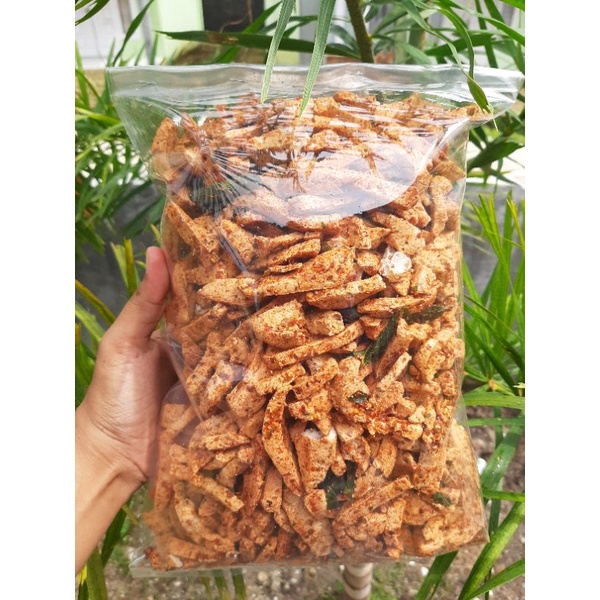 basreng homemade pedas daun jeruk ukuran 250g / 500g