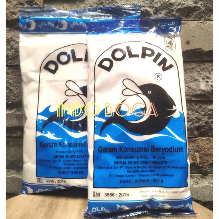 

dolphin garam beryodium / garam meja dolphin
