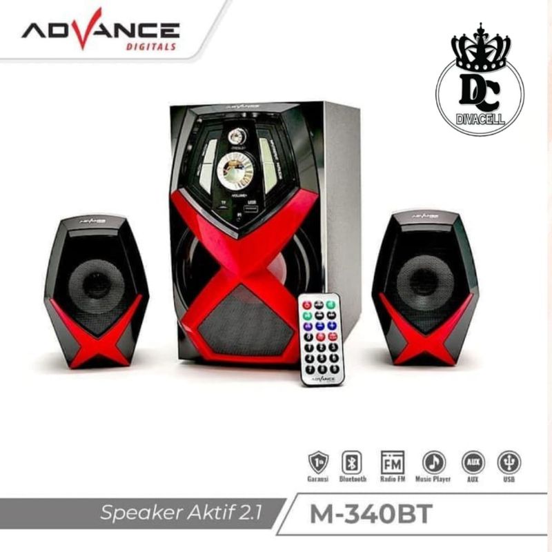 Speaker aktif Advance Type M-340BT Super Bass