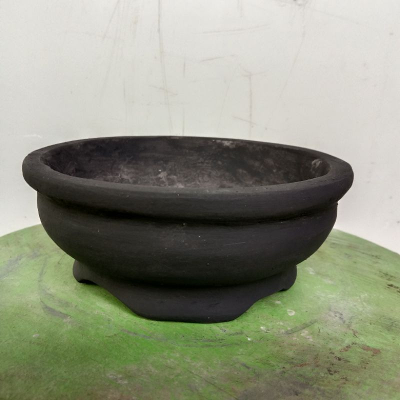 Pot semen pot bonsai mame bulat ceper