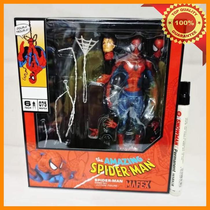 (BAL) mainan action figure mafex the amazing spiderman recast mafex artiku