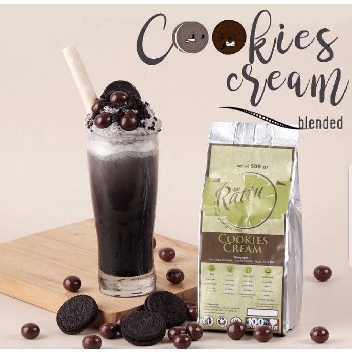 

[ COD ] Rattu Beverage Cookies Cream