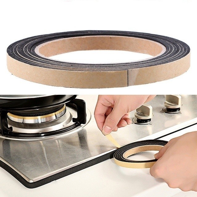 Tape Strip Segel Celah Jendela / Pintu Bahan Karet Kedap Suara Anti Debu Panjang 2m