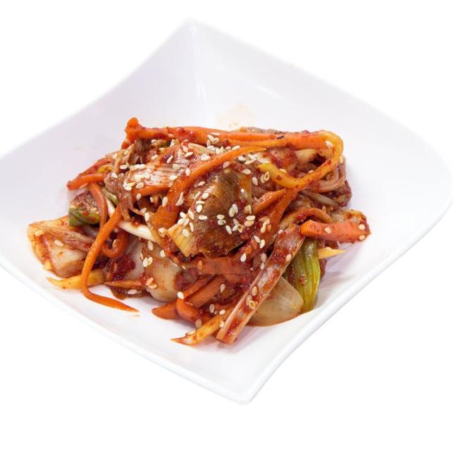 

♨ SAMWON KIMCHI MIX SAWI WORTEL LOBAK FRESH 500 GR - FRESHLY MADE ORIGINAL KOREAN FOOD MAKANAN KOREA ♨