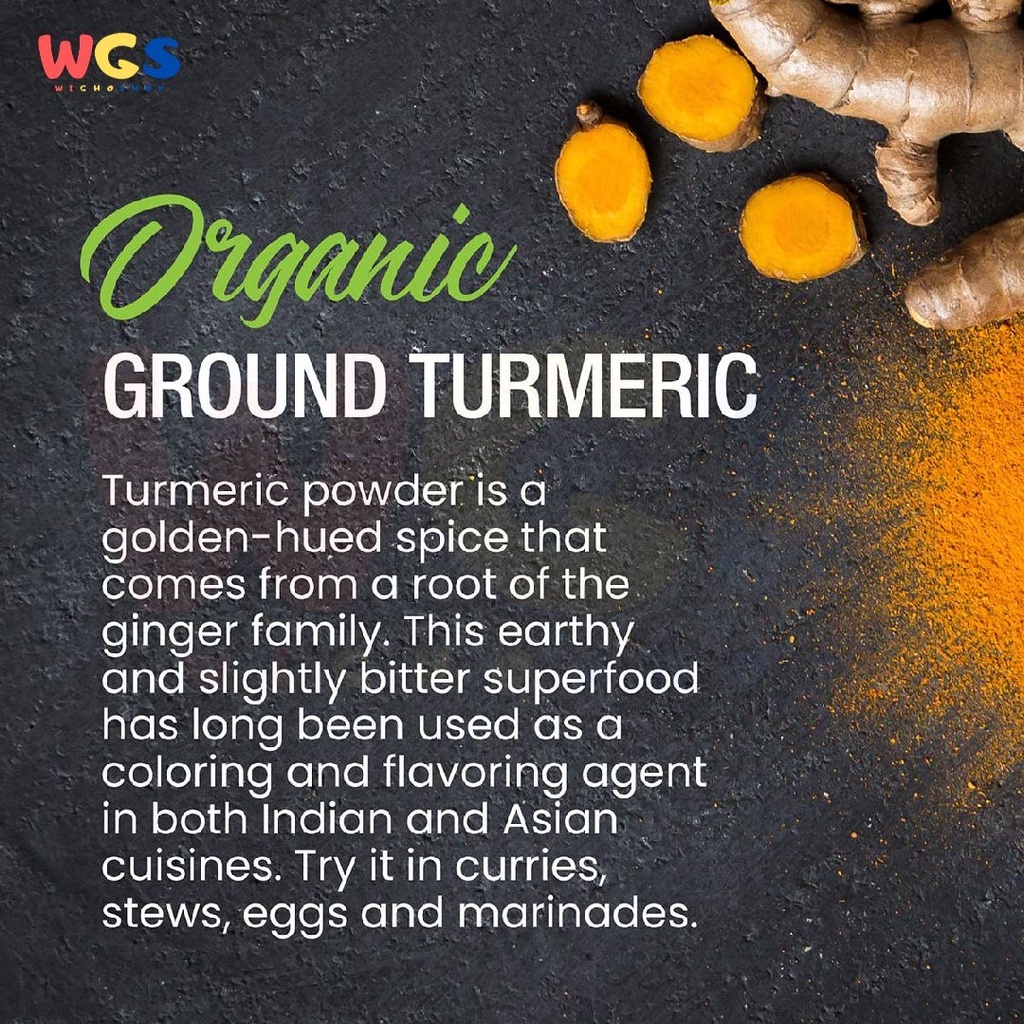 The Spice Lab Organic Ground Turmeric 2oz 56g