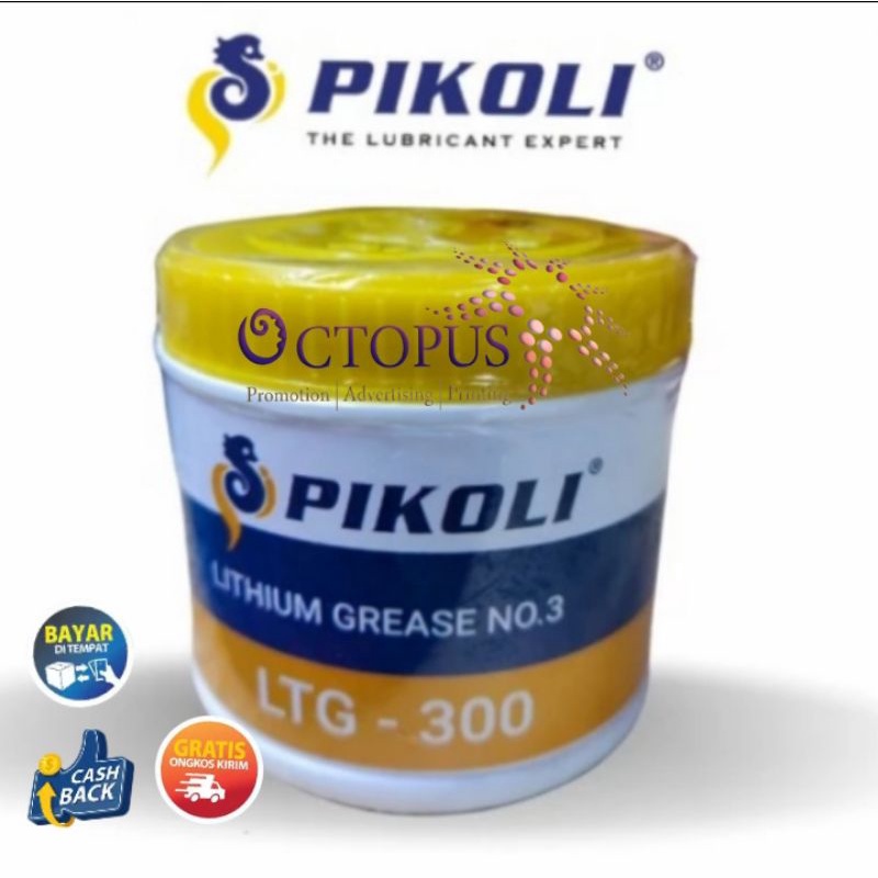PIKOLI LITHIUM GREASE STEMPET LITHIUM 455 GRAM KUNING