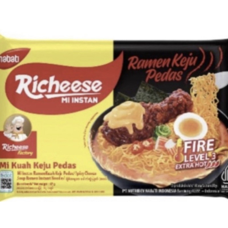 Richeese Mie Ramen / GORENG Keju | Richeese mi instan rasa KEJU