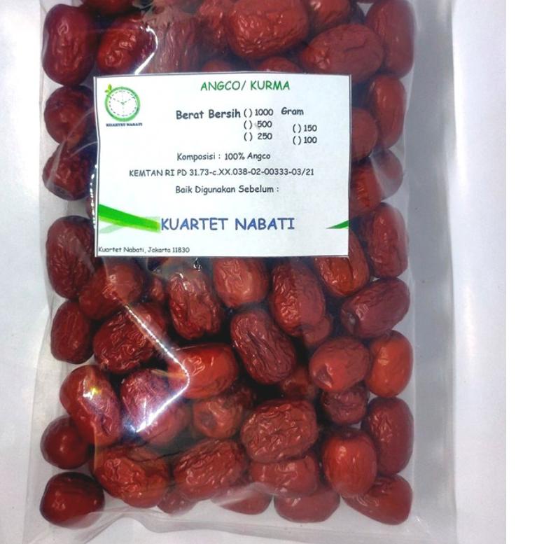 

♧ 1000gr Angco - Hong Zao (Red Dried Dates) Premium Dengan Varian Ukuran Jumbo/ Besar/ Sedang/ Kecil ✲