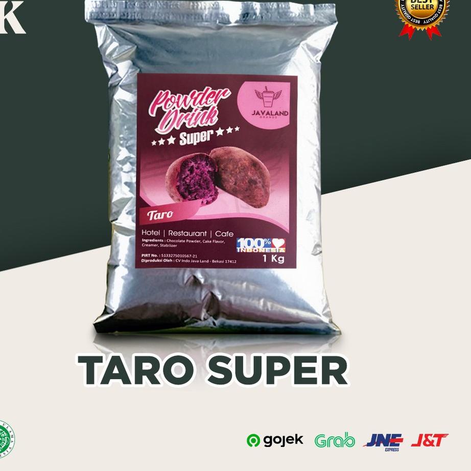 

Diskon ✔️ Bubuk Minuman Bubble Powder Drink rasa Taro SUPER Javaland 1kg