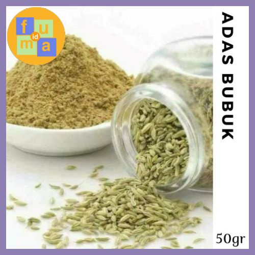 50gr Adas Manis Bubuk / Ground Fennel Seeds / Fennel Powder / Rempah / Bumbu Dapur / 100% PREMIUM QUALITY