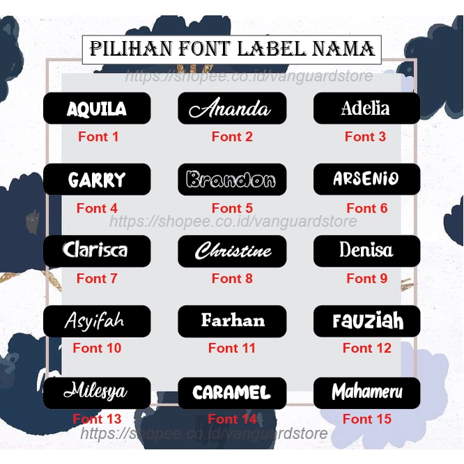 CUSTOM LABEL NAMA SERAGAM SEKOLAH ANAK STIKER KAOS SABLON SETRIKA CUSTOM NAMA PESANTREN NAME TAG LAUNDRY