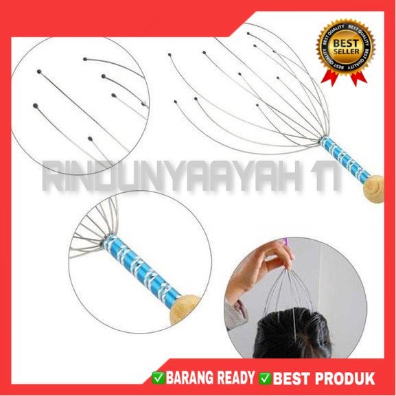 (RA)Alat Pijat Kepala Bokoma Massage Tanpa Listrik Healthy Head Manual Relaxing Anti Sakit Kepala Pusing