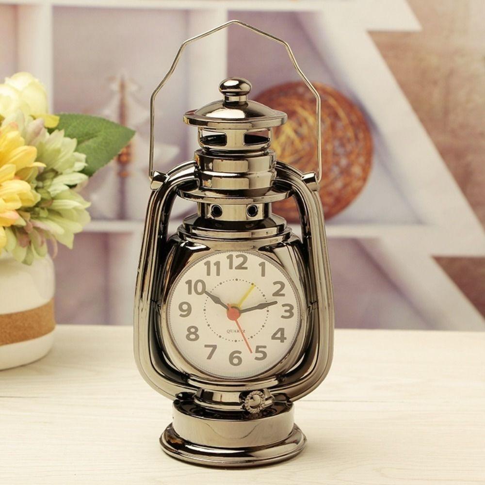R-flower Light Jam Weker Kantor Ruang Tamu Bangun Alarm Vintage Explor